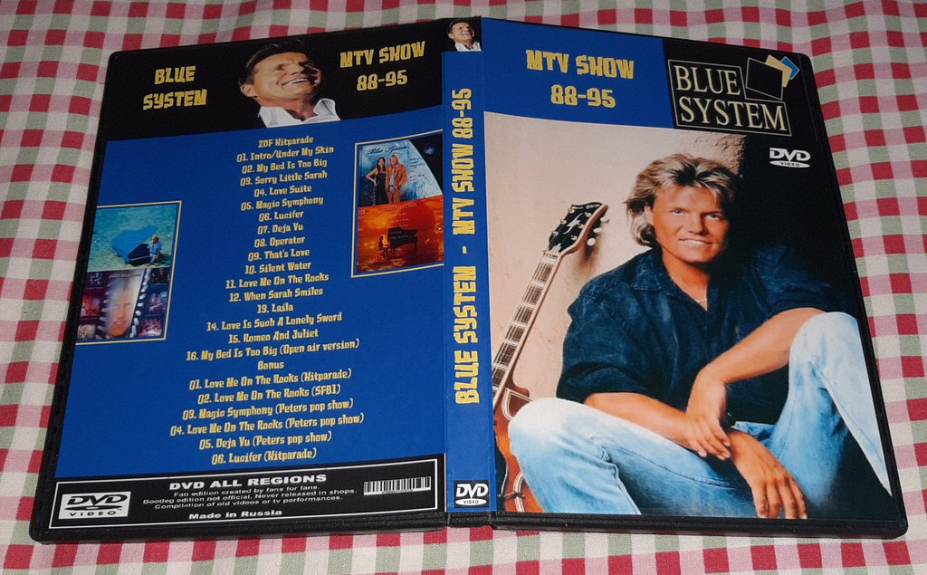 Blue system rock me. DVD диск Modern talking Blue System Arabesque. DVD диск Modern talking Blue System. Blue System 2000 кассета. Диск DVD Modern talking.