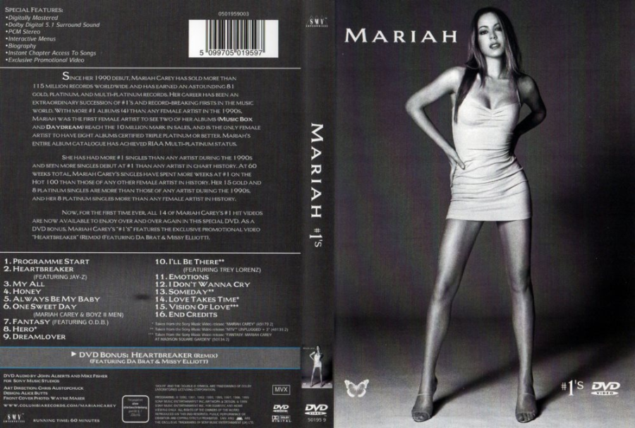 Mariah Carey #1’s DVD MARIAH CAREY - #1 S (DVD) | Amazon.com.br